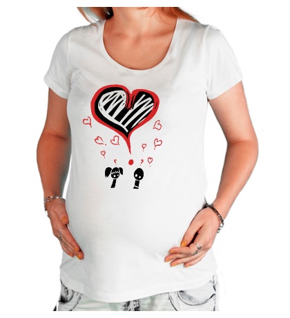 Купить футболку для беременной Любовь