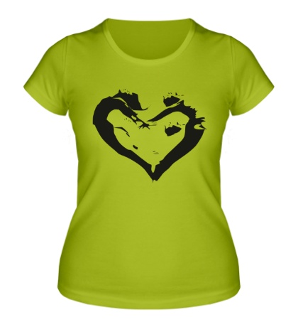 Купить женскую футболку Сердце