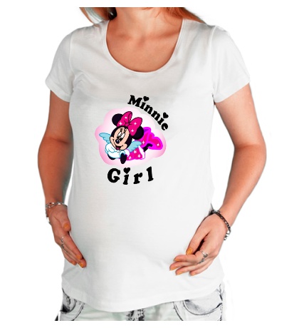 Купить футболку для беременной Minnie Girl