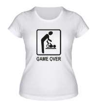 Женская футболка Game Over