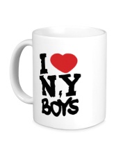 Керамическая кружка I love New York Boys