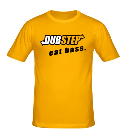 Купить мужскую футболку Dubstep Eat Bass