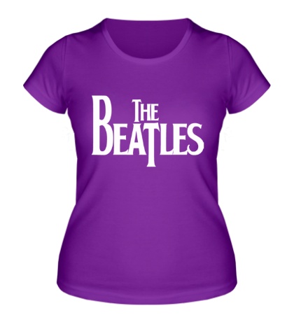 Купить женскую футболку The Beatles Logo