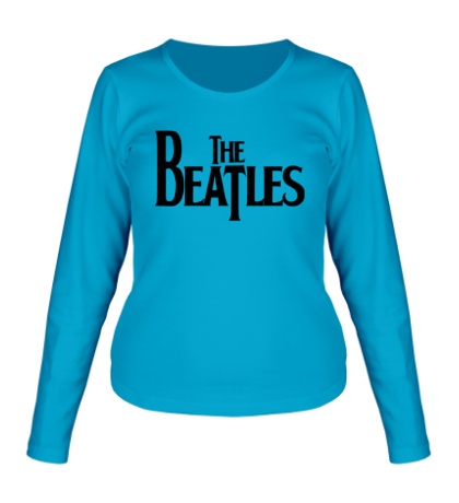 Купить женский лонгслив The Beatles Logo
