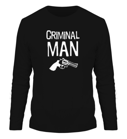 Купить мужской лонгслив Criminal man