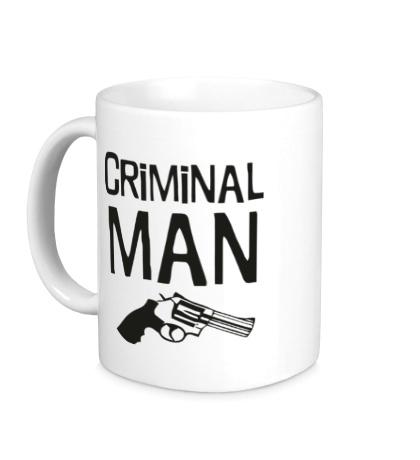 Керамическая кружка «Criminal man»
