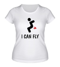 Женская футболка I can fly