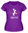 Женская футболка «I can fly» - Фото 1