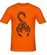 Мужская футболка «Тату-скорпион» - Фото 1