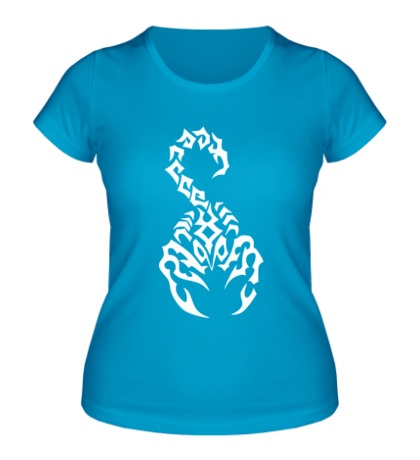 Женская футболка Тату-скорпион