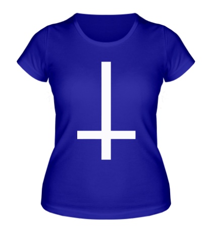 Женская футболка Перевёрнутый крест