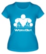 Женская футболка «Workout City» - Фото 1