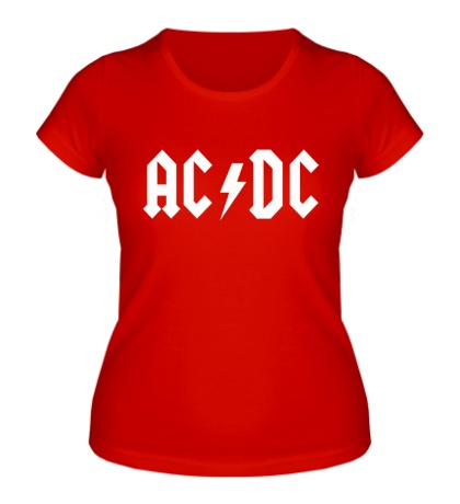 Купить женскую футболку AC/DC