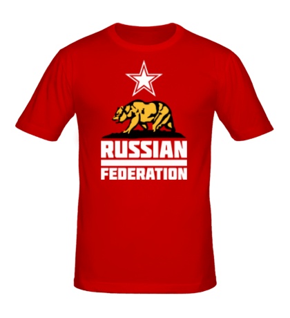 Мужская футболка Russian Federation