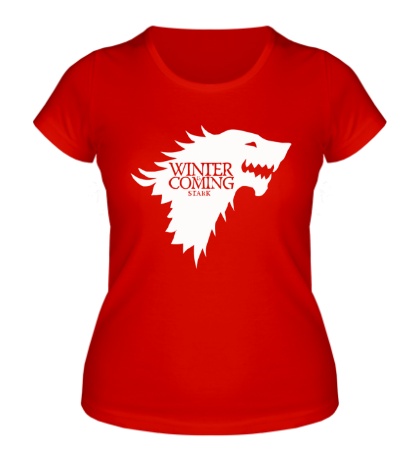 Женская футболка Winter is Coming: Team Stark