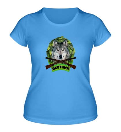 Женская футболка Охотник на волков