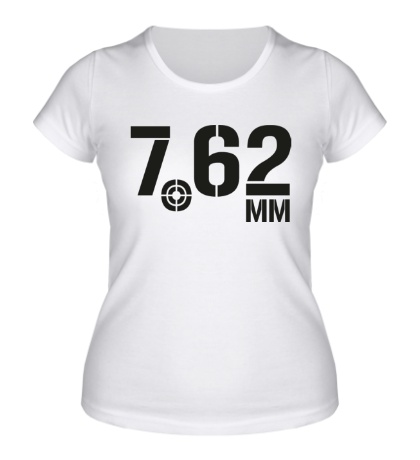 Женская футболка «7.62 мм»