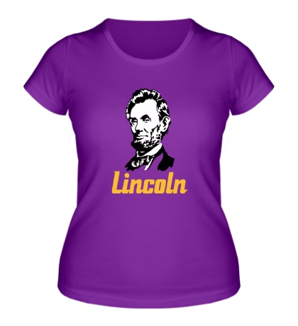Женская футболка Abraham Lincoln