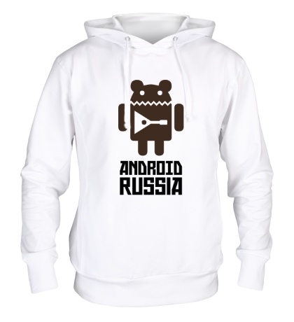 Толстовка с капюшоном «Android Russia»