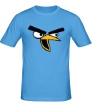 Мужская футболка «Angry Birds: Chuck Face» - Фото 1