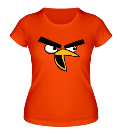 Женская футболка Angry Birds: Chuck Face