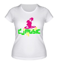 Женская футболка DJ Music