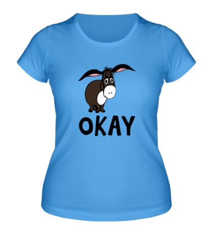 Женская футболка «Donkey Okay»