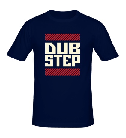 Мужская футболка DubStep Glow Line