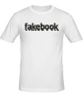Мужская футболка «FakeBook» - Фото 1