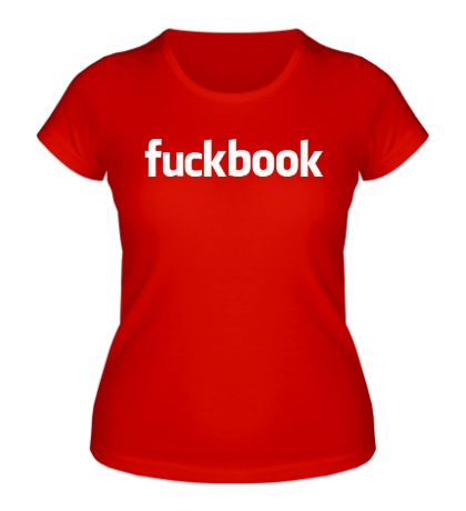 Женская футболка FuckBook