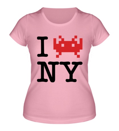 Женская футболка I invader NY