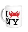 Керамическая кружка «I invader NY» - Фото 1