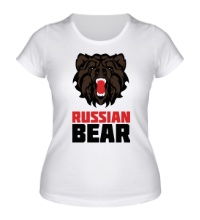 Женская футболка Russian Bear