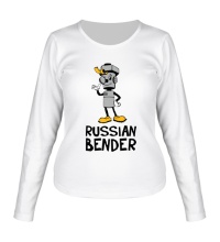 Женский лонгслив Russian Bender