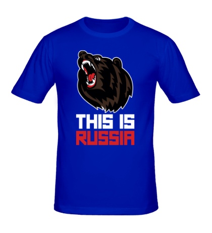 Мужская футболка Bear: This is Russia