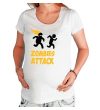 Футболка для беременной Zombies Attack