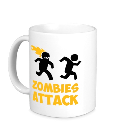 Керамическая кружка Zombies Attack