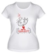 Женская футболка «Веселая принцесса» - Фото 1