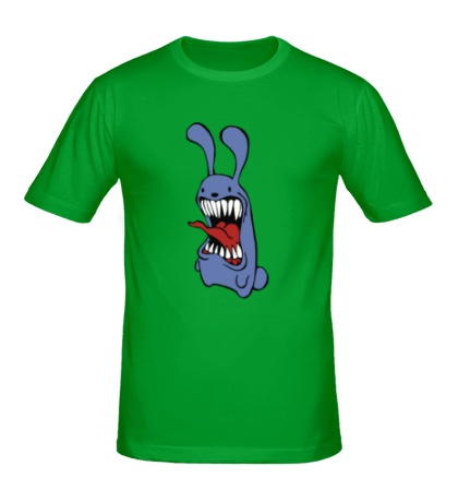 Купить мужскую футболку Злой заяц