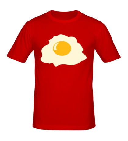 Мужская футболка Разбитое яйцо