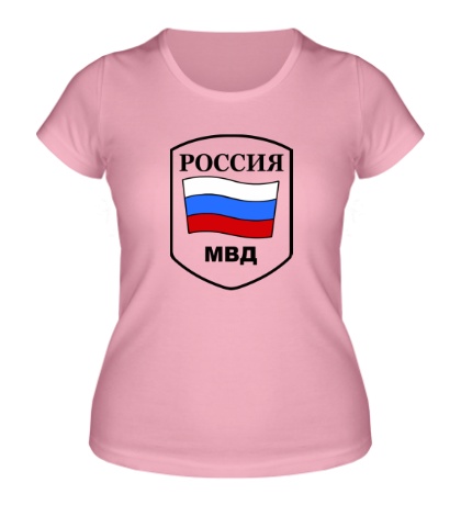 Женская футболка «МВД России»