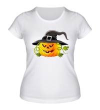 Женская футболка Halloween Pumpkin
