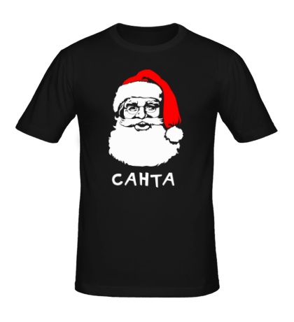 Мужская футболка «Санта Клаус»