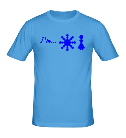 Мужская футболка «Я замёрзла»