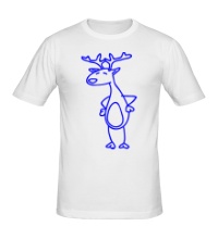 Мужская футболка Подозрительный олень
