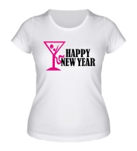 Женская футболка Happy NY