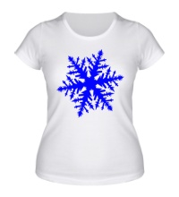 Женская футболка Красивая снежинка