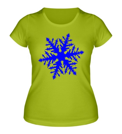 Женская футболка Красивая снежинка