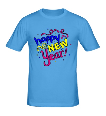 Мужская футболка «Happy New Acid Year»