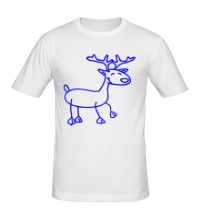 Мужская футболка Хитрющий олень